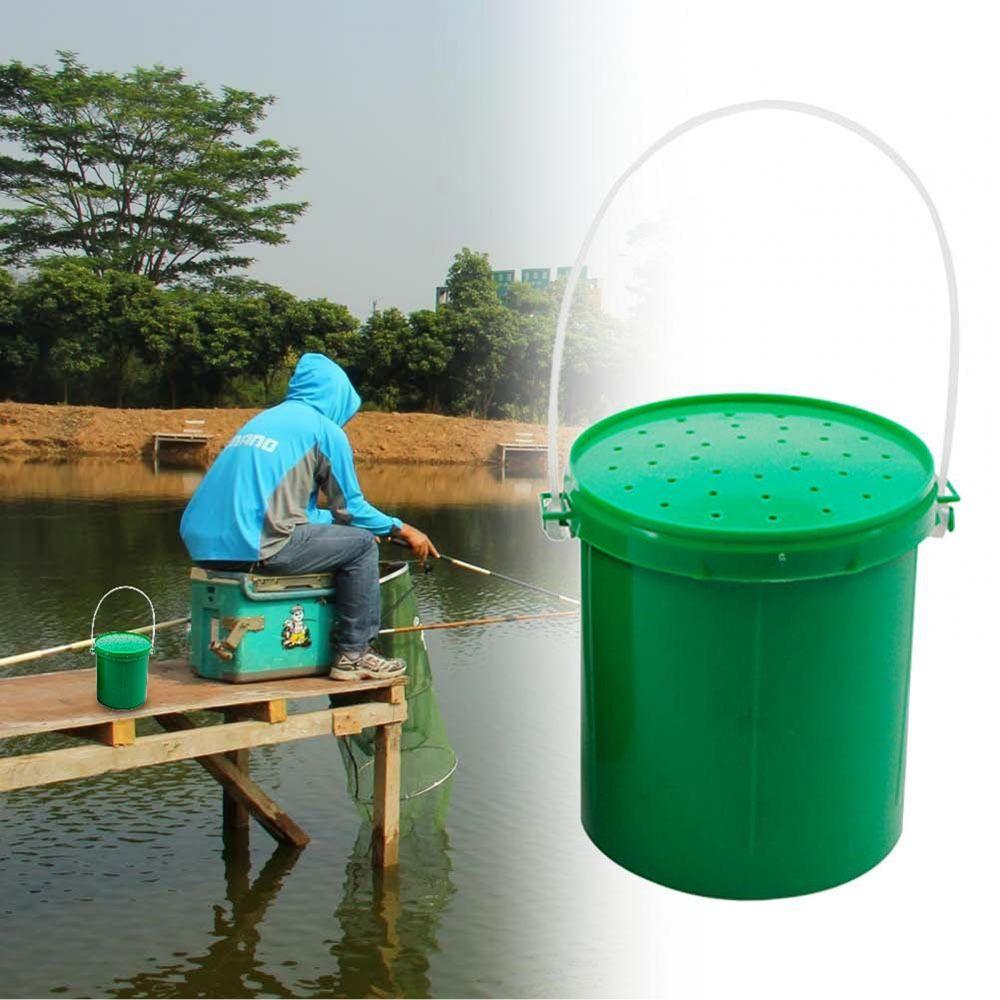 Контейнер для наживки Рыболовный ящик для приманок Контейнер для червей Ведро для рыболовных приманок Ведро для живых приманок Контейнер для дождевых червей