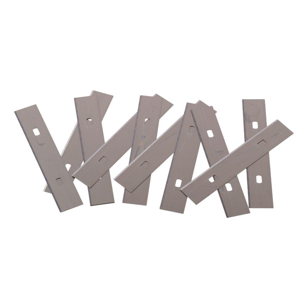 60 шт. Белые лезвия для бритвы Лезвия из нержавеющей стали Инструмент-скребок Лезвия для скребка Удаление этикеток