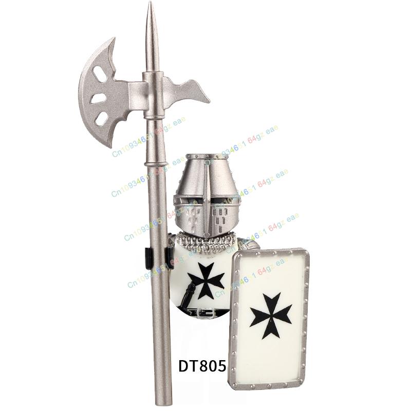 Фигурки Средневековья Рыцари Боевой конь Тяжелая кавалерия Воины Боевой конь Строительные блоки Кирпичики Игрушки Для детей подарок