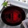 Круглый ковер Feyenoord Rotterdam, Ковер для гостиной, спальни, дивана, игровой комнаты, Декор, Нескользящий коврик