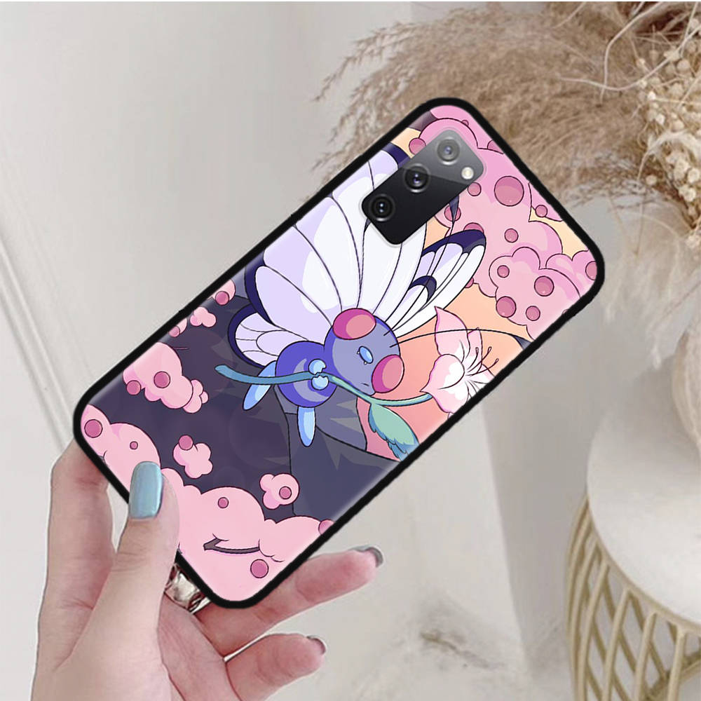 Черный чехол для OPPO Reno 8 6 5 4 Pro Plus Find X3 A17 A3 A31 A38 A40 A53 A54 A55 A74 A76 A78 A77 A80 A94 A95 A96 Lite P-35 Милые Покемоны Пикачус