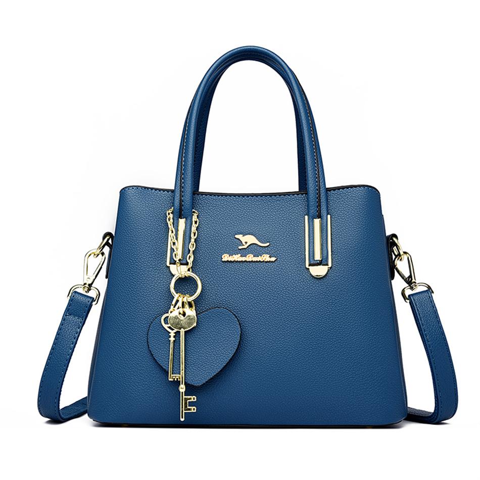 Новые сумки через плечо большой вместимости для женщин, брендовые дизайнерские кошельки и сумки, кожаные винтажные сумки-мессенджеры