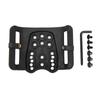 Belt Quick Pull Adapter Black Freely Adjustable Nylon Multi Holes Widely Used Waist Belt Adapter