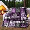 Customize Your Name Outdoor Blanket Celebrate Your Journey To Fabulousness Soft And Lightweight Allseason Multipurpose Blanket For Travel Camping