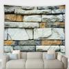 Retro Old Red Brick Wall Tapestry Country Town Street Art Hippie Background Wall Hanging Home Decor Living Room Bedroom Curtain