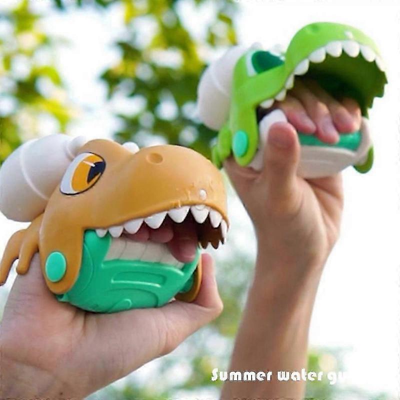 Water Shooter | Cartoon Dinosaur Shark Squirt Toy Wrist Water Soaker | Long Range Water Shooter Boys Girls Toy Gift(Crocodile)