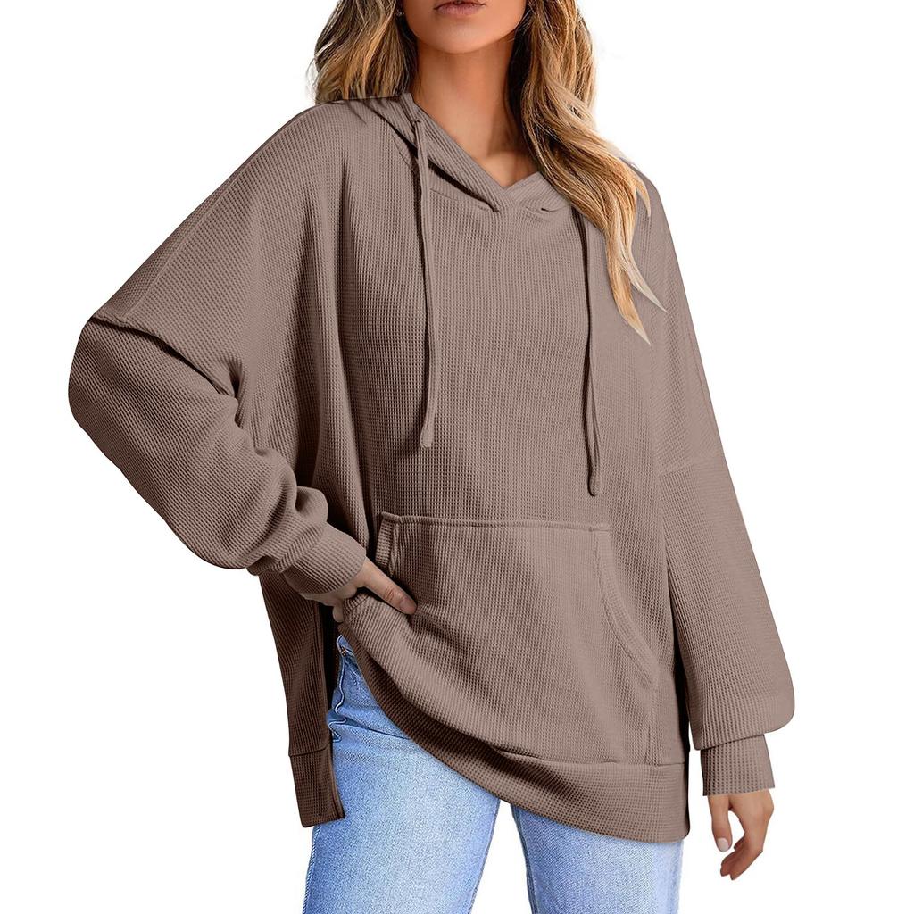 Женская одежда, осенне-зимний свитер с круглым вырезом и длинными рукавами, большой свободный плюшевый утолщенный свитер, топ