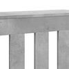 Radiator Cover Concrete Grey 205 x 21.5 x 83.5 cm Particleboard