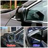 For Renault Koleos 2017- Car Exterior Part Styling Refit Rearview Side Mirror Rainproof Shell Cover Rain Visor Eyebrow