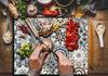 Szklana Deska Do Krojenia 52X40 Mozaika
