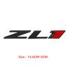 Metal ZL1 Grill Badge Car Rear Trunk Emblem ZL1 Decals Stickers Car Styling For Super Hornet Car Styling Auto Accessories