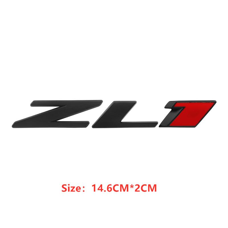 Metal ZL1 Grill Badge Car Rear Trunk Emblem ZL1 Decals Stickers Car Styling For Super Hornet Car Styling Auto Accessories