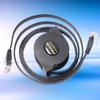 6.6/4.9/3.3 фута Кабель-патч Cat 6 из витой пары для сети Ethernet, выдвижной