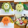 Fruit Plush Toy Mango Dragon Fruit With Soft Short Fleece For Kid Gift Collection