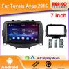 Car Radio Multimedia Player Android For Toyota Aygo 2015 Peugeot 108 2020 Citroen C1 2015-2022 GPS Navigation Carplay Auto