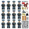 World War II Military Series Chinese Workers' and Peasants' Red Army Figurine Building Blocks Toys