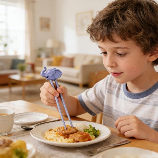 Забавные палочки для еды с животным принтом, нескользящие, милые палочки для лапши и суши для детей и взрослых, можно мыть в посудомоечной машине, уникальная посуда для дома, для азиатских блюд