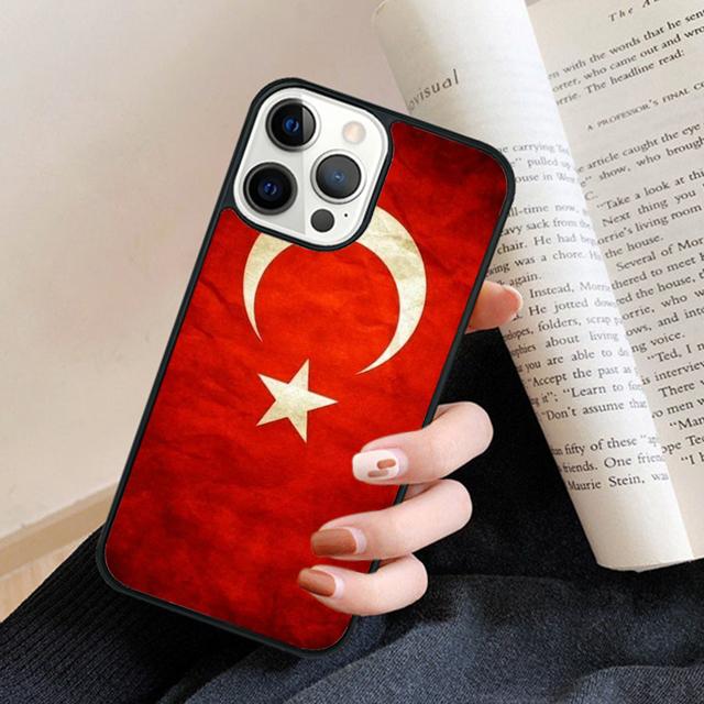Турция Турция Ататюрк Флаг Баннер Чехол для Телефона Задняя Крышка для iPhone 17 Air 16 15 14 13 11 12 Pro Max Plus Fundas