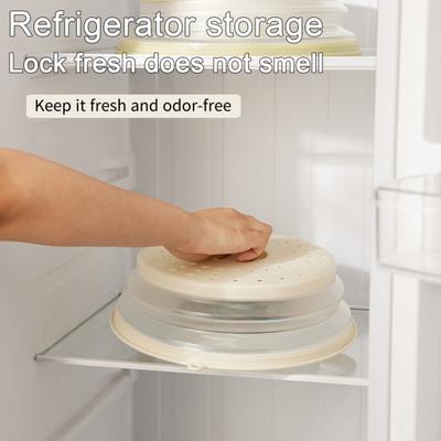 Крышка от брызг для микроволновой печи с ручкой Складная вентилируемая крышка с защитой от брызг с крючком