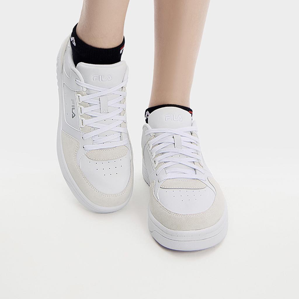 New FILA Targa Low Top Skateboard Shoes Women's FILA White F12W432204FWT