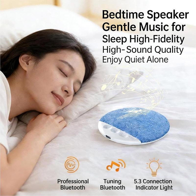 2026 New Wireless Pillow Speaker Bluetooth Sleep Aid Speakers With White Noise 30/60/90 Min 3 Level Timing Sleep Sound Equipment