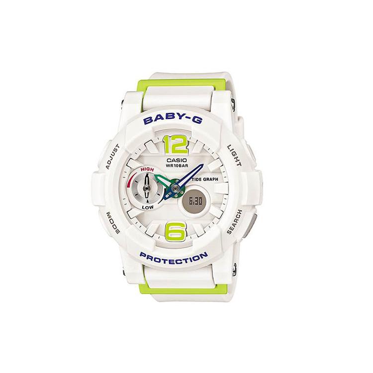 Casio Женские часы BABY-G Белые BGA-180-7B2 BGA-180-7B2