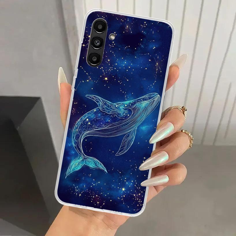Humpback Whale Sea Giant Phone Case for Samsung Galaxy A17 A16 A37 A26 A36 A57 A56 A15 A25 A35 A55 A14 A24 A34 A54 A13 A23 A33 A