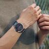 Casio Серия CASIOSTANDARD модный деловой ретро повседневный классический трехглазый шестистрелочный синий циферблат водонепроницаемый кварцевый механизм кожаный ремешок MTP-1374L-2A