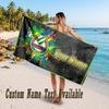 Rapid Wien FC Design Beach Towel Custom Text Large Towel for Beach Vacation