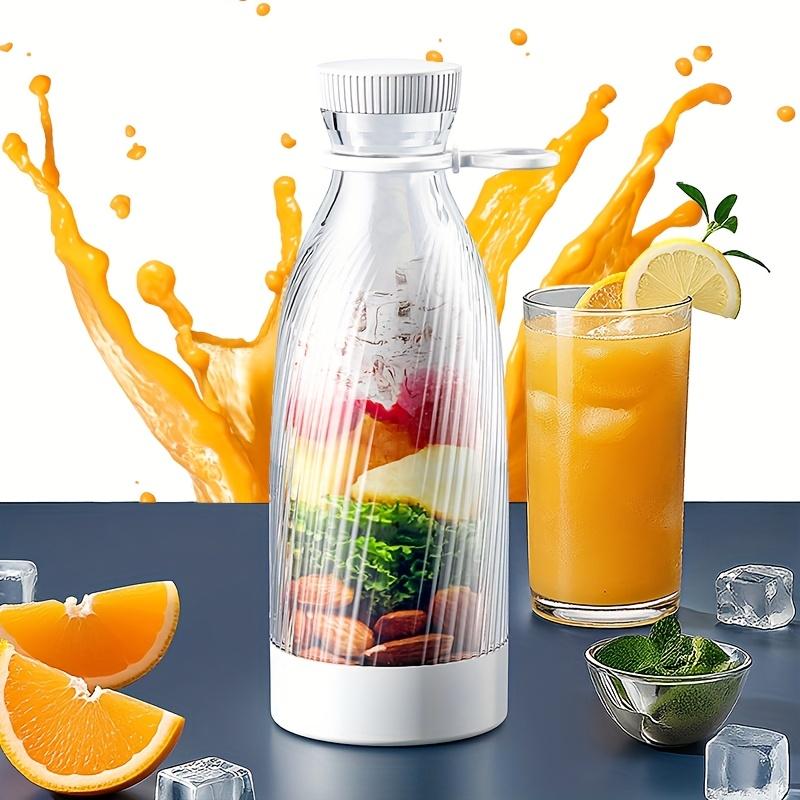 Portable electric juicer USB Juicer blender mini blender suitable for smoothies and salad juices500Milliliter tape LED Display Screen Multifunctional