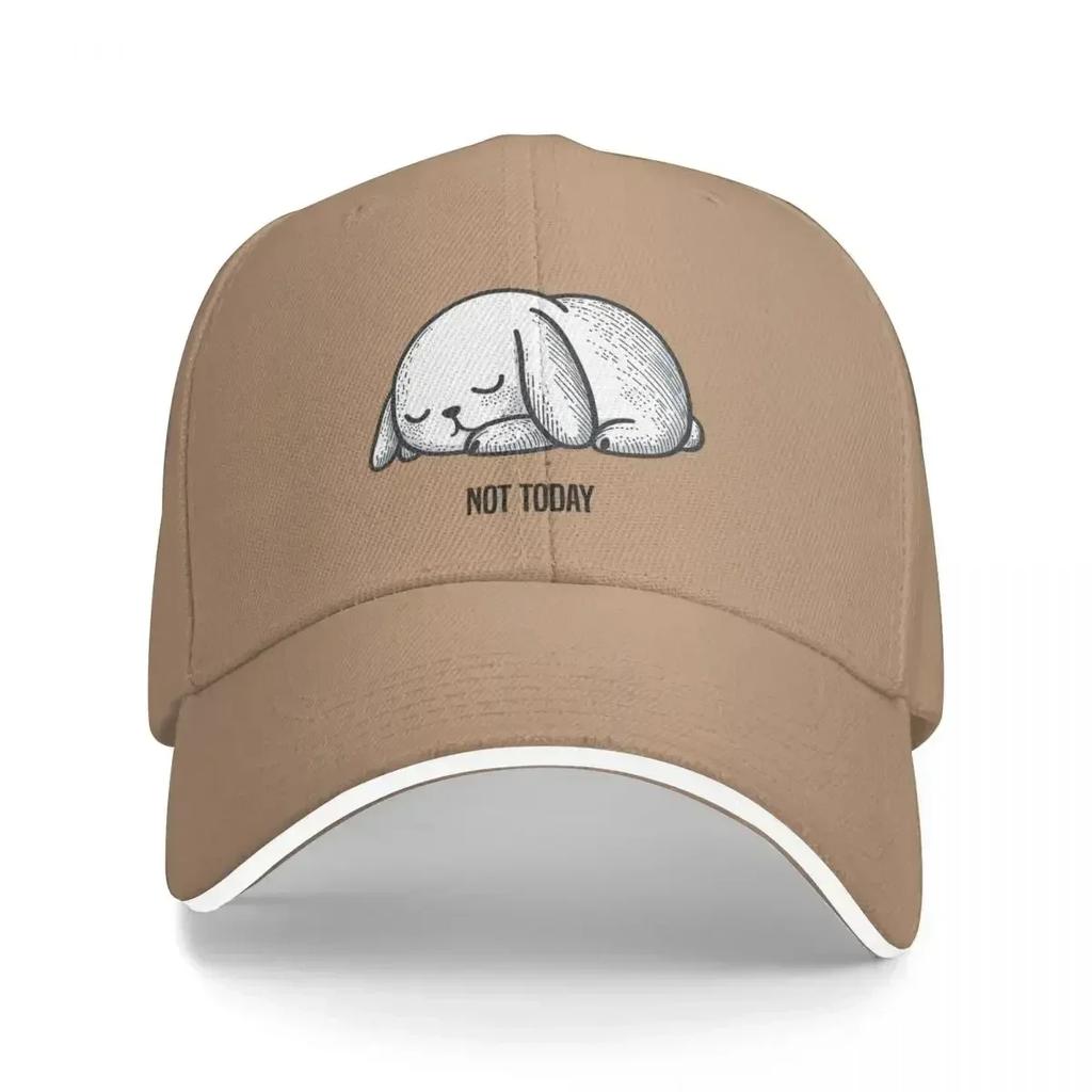 Sleepy Bunny being Lazy Baseball Cap Sun Cap Sunscreen Vintage Adjustable Hat Unisex For The Sun Boy WoUnisexs