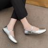 New Women's Flats Patent Leather Mary Janes Shoes Fashion Low Heel Mary Jane Shoes Double Buckle Mary Janes Shoes Size 35-40