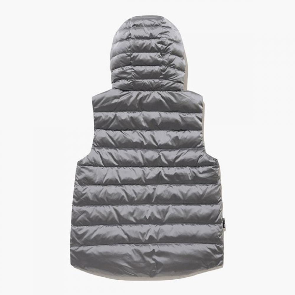 Munsingwear Women Hooded Heavy Vest Gray Mp422lwvo1