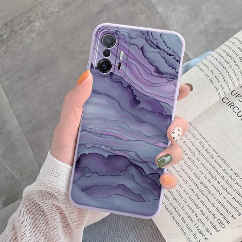 Marble Pattern Phone Case For Xiaomi 11T Pro Mi11T Pro Protective Cover Case Soft Silicone Funda For Xiaomi Mi 12T 13T TPU Coque