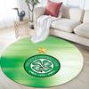 Celtic Football Club,Round Area Rug,Carpet Rug for Living Room Bedroom Sofa Playroom Decor,Non-slip Floor Mat