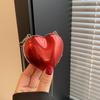 Стиль сердца ПУ Компактные Сумки на цепочке через плечо Модные Простые Уникальный дизайн Сумки кросс-боди для женщин 2024 Личность Кошелек для монет