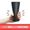SEIWA WA96 Car Trash Bottle Cup Black with Carbon Soft Material Can, Dust, Holder, Fiber, Cylindrical,