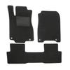 Tapis De Sol - Honda - CR-V 2012-2016 - Velours Noir - 3 Pièces - Antidérapant Et Imperméable