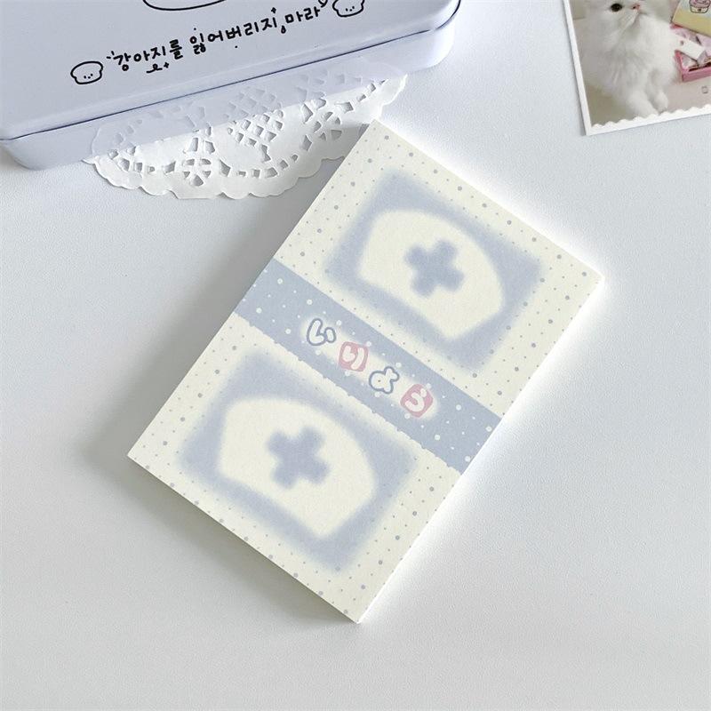 MINKYS 50 Sheets Kawaii Memo Note Paper Cute Memo Pads Scrapbooking Journal Material Paperlaria Stationery