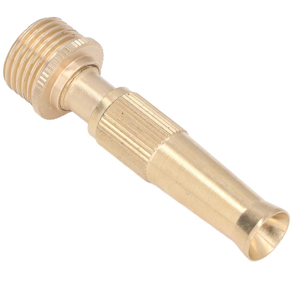 2PCS G1/2 Male Thread Jet Nozzle Copper Hose Nozzle Durable Garden Hose Nozzle Attachment Car Wash
