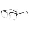 Myopia Glasses Men's Leisure Business Half-frame Anti-Blu-ray High-definition Glasses Frame Women's Fashion