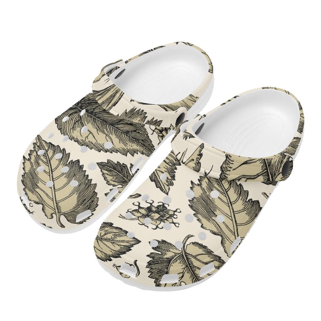 Unisex Pattern Printed EVA Clogs Quick Dry Easy Clean Slip On Garden Shoes Beach Pool Bathroom Home Daily Shoes Summer Daily Wear