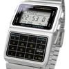 Casio Data Bank DBC-611-1 Digital Watch Men's Silver Black Stainless Steel