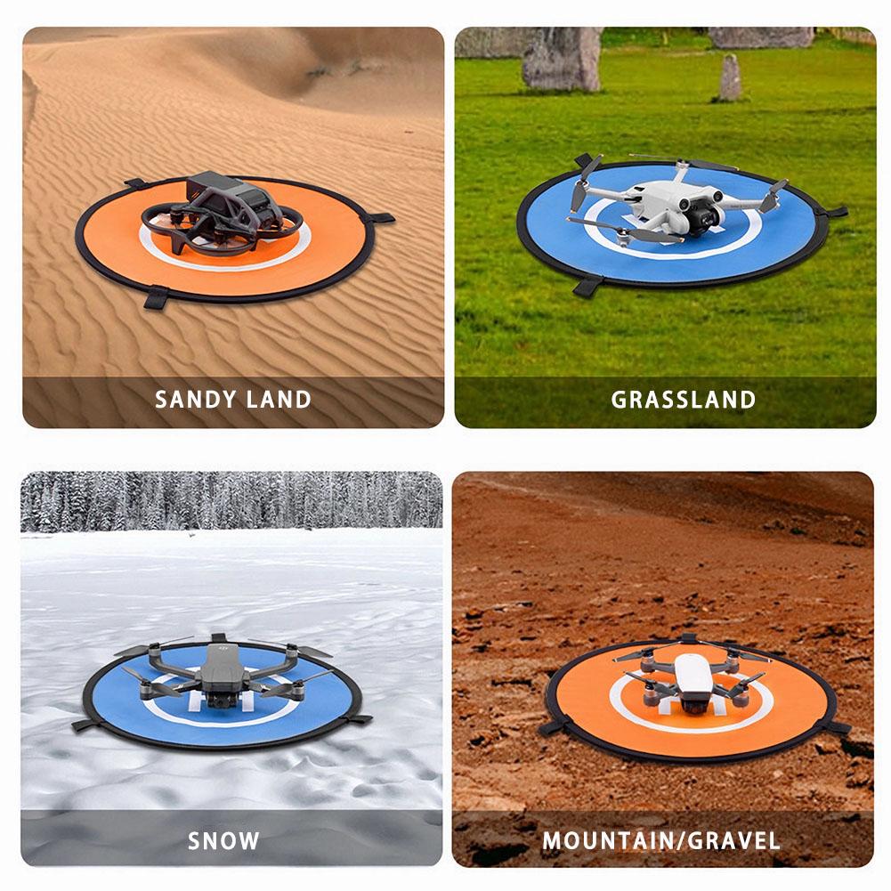 Drone Landing Pad for DJI MINI 4 PRO/MAVIC 3/Avata/Air 3 Universal Helipad Foldable Double-Sided Waterproof Launch Pad Accessory