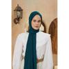 Crepe Hijab Blue