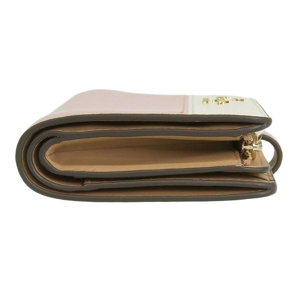 Женский бифолд-кошелек Kate Spade, компактный, бренд аутлета, розово-слоновая кость, кожа Saffiano, цвет Madison Colorblock, Le Medium Compact Bifold Wallet, KC511 650.