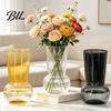 Durable Transparent Vase for Long Stem Flowers Hydroponic Flower Vase, Modern Style Imitation Glass Wide Body Clear Water Storage Indoor Plants Sturdy