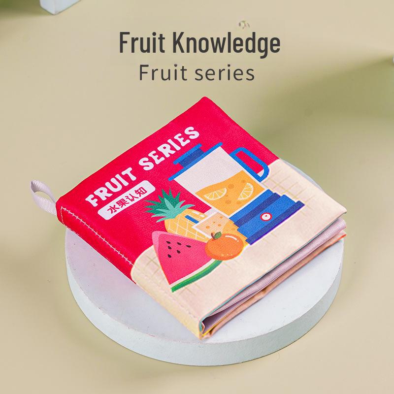 Неразрушимая детская тканевая книга для детей от 3 до 12 месяцев: 3D, Звук, Игрушка для раннего развития