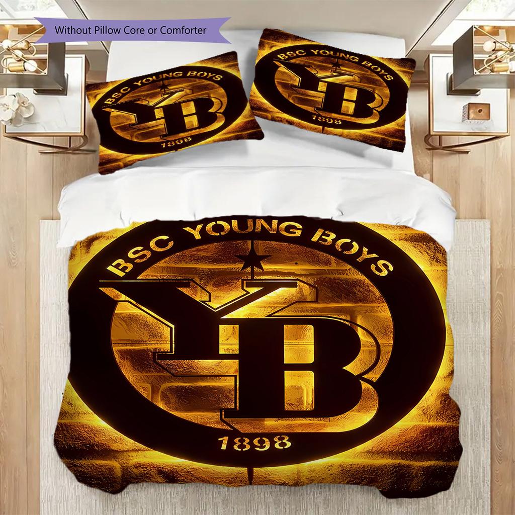 BSC YB Узор Комплект постельного белья Одеяло Покрывало Наволочка Домашний Декор Подарок на День Рождения (1 пододеяльник + 2 наволочки, без наполнителя)