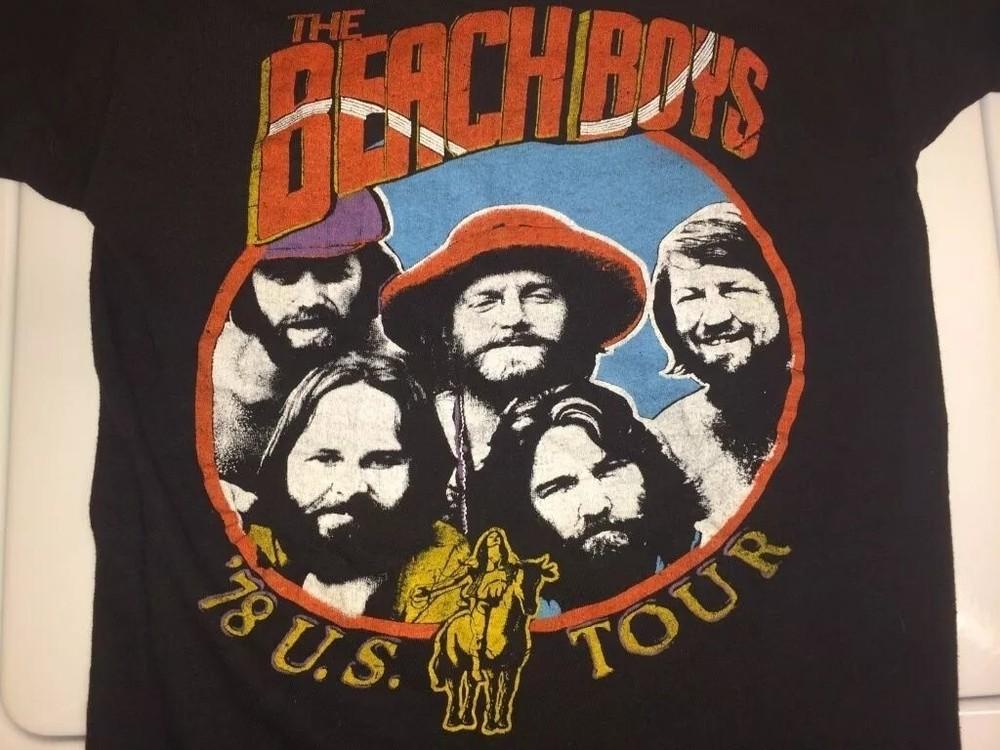 Beach Boys - 1978 tour shirt black short sleeve Unisex Men Women T shirt Unisex T-Shirt